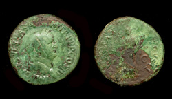 Vespasian, Sestertius, Pax reverse